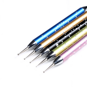 5st/ Pack Modelleringsverktyg  boll stylus  tårta dekorering gjutning modelleringsverktygssats 5 PCS/Set Double Side  Sculpture Molding Ball Pen Double Side fondant tårta dekoration