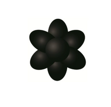Ladda upp bild till gallerivisning, Sugarflair Pastafärger Svart   Sugar Flair Midnight Black Pastel Concentrate Color 25g
