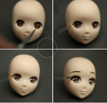Ladda upp bild till gallerivisning, 13 St/Pack Leksakshuvud Sockerpasta Silikonformar  Lera Choklad Fondant 13 PCS/Set Doll Head Silicone Molds  Clay Fondant Chocolate
