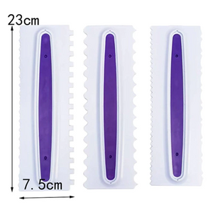 3 PCS/Set Forsting Cake Border Combs