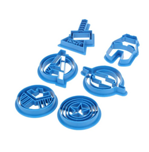 6 St/Pack Avengers Utstickare Fondant  6 PCS/Set  Avengers Fondant  Cookie Cutter