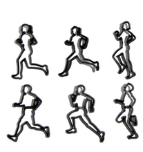 Ladda upp bild till gallerivisning, 6 St/Pack Springa Sport Tema Fondant Utstickare  6PCS/Set Running Theme Fondant Cutter
