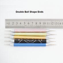 Ladda upp bild till gallerivisning, 5st/ Pack Modelleringsverktyg  boll stylus  tårta dekorering gjutning modelleringsverktygssats 5 PCS/Set Double Side  Sculpture Molding Ball Pen Double Side fondant tårta dekoration
