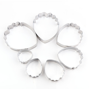 7 St/ Pack  Gumpaste Fondant Utstickare Pionblomma 7 PCS/Set Fondant Gumpaste  Peony Flower Cutter