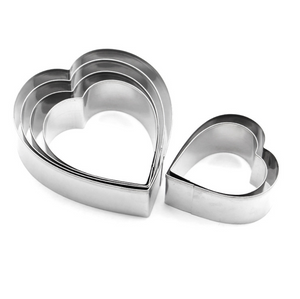 6 St/Pack Hjärta Utstickare Pepparskakformar 6 PCS/Set Heart Shape Cookie Fondant Veg Fruit  Clay Cutter