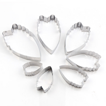 Ladda upp bild till gallerivisning, 7 St/ Pack  Gumpaste Fondant Utstickare Pionblomma-B
