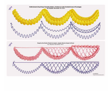 Ladda upp bild till gallerivisning, 89 Mönster /Pack Övningsset Spritsa －89 Patterns/Set Icing Piping Decorating Practice Drawing  Template
