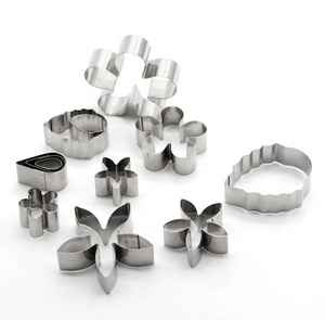 Mixed Flower Shape Cookie /Fondant /Clay Cutter 12 PCS/Set