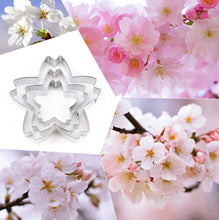 Ladda upp bild till gallerivisning, 3 St/Pack  Gumpaste Fondant Utstickare  Blomma Körsbärsblom  4 PCS/Set Fondant Gumpaste Flower Cutter Cherry Blossom
