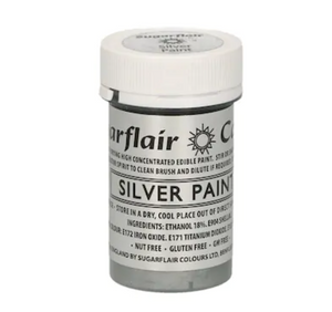 Sugarflair Pastafärger Flisa Sugarflair Antique Silver- Satin Paste Food Color 25g