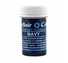 Ladda upp bild till gallerivisning, Sugarflair Pastafärger Marinblå  Sugarflair Navy Blue - Spectral Paste Concentrate Color 25g
