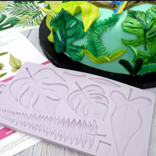 Ladda upp bild till gallerivisning, 6 i 1 Blandad Tropiske Blader Silikonformar  6 in 1 Mixed Tropical Leaves Silicone Mold
