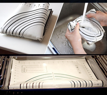 Ladda upp bild till gallerivisning, Stor non-stick bakmatta / bakmatta silikon halkfri degmatta rullmatta silikonmatta bakfilm bakpapper arbetsmatta med mått 60 x 40 cm för fondant pizza brödmatta, BPA-fri  Large  Non-Stick Siiicone Mat Large

