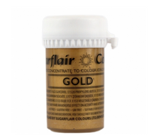 Ladda upp bild till gallerivisning, Sugarflair Pastafärger Guld    Sugarflair Satin Paste Food Color Glod 25g
