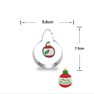 8st/Pack Jul Utstickare Pepparkaksformar med stenciler Collection D 8 Pcs/Set Xmas Christmas Cookie Cutter Colletion D