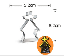 Ladda upp bild till gallerivisning, 10st/Pack Halloween Utstickare Pepparkaksformar med stenciler Collection A
