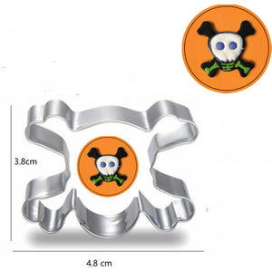 10st/Pack Halloween Utstickare Pepparkaksformar Pepparkaksform  med stenciler Collection B
