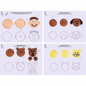 89 Mönster /Pack Övningsset Spritsa －89 Patterns/Set Icing Piping Decorating Practice Drawing  Template