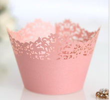 Ladda upp bild till gallerivisning, Laser Cut Lace Cupcake Liner/ Wrapper- Fairy Style-( 12PCS/Bag )
