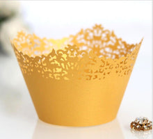 Ladda upp bild till gallerivisning, Laser Cut Lace Cupcake Liner/ Wrapper- Fairy Style-( 12PCS/Bag )
