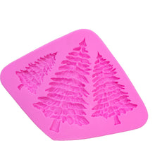 Ladda upp bild till gallerivisning, 3 i 1 Julgranar Silikonform Fondant Dekoration  3 in 1 Christmas Tree Silicone Mold Fondant Mold
