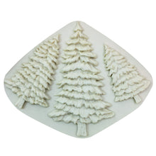 Ladda upp bild till gallerivisning, 3 i 1 Julgranar Silikonform Fondant Dekoration  3 in 1 Christmas Tree Silicone Mold Fondant Mold
