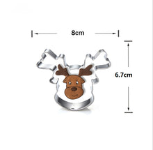 Ladda upp bild till gallerivisning, 8st/Pack Jul Utstickare Pepparkaksformar med stenciler Collection D 8 Pcs/Set Xmas Christmas Cookie Cutter Colletion D
