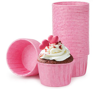 50 St/Pack Muffinsformar -Rosa 50 PCS/Box Lamination Baking Cup