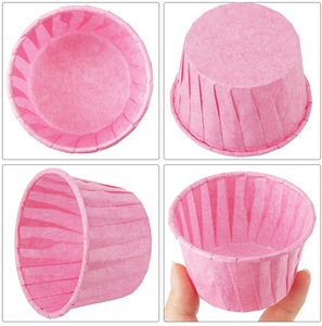 50 St/Pack Muffinsformar -Rosa 50 PCS/Box Lamination Baking Cup