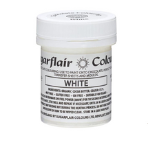Ladda upp bild till gallerivisning, Sugarflair Chokladfärg  Vit  Sugarflair Chocolate Coca Butter Color- White 35g
