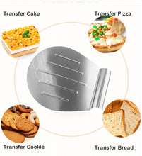Ladda upp bild till gallerivisning, 2 St/ Pack Justerbar   tårtring för jämna bottnar Justerbar Tårtbottenskärare  Tårtlyftare  PCS/Set Adjustable Cake Slicing Mold+ Stainless Steel Cake Cookie Pizza Bread Transfer Sheet
