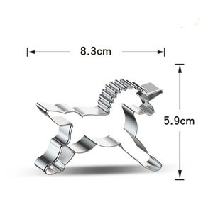 5 St/Pack Unicorn Utstickare 5 PCS/Set Unicorn Cookie Cutter -B