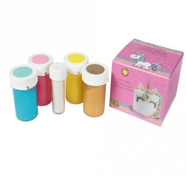 5 St/Pack Sugarflair Unicorn  Color Collection