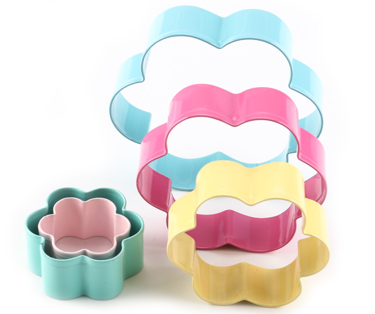 5 St/Pack Blommor Utstickare   5 PCS Flower Cookie Cutter