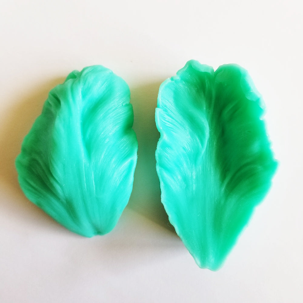 Dubbel Veiner Silikonformar  Blomma Tulpan  Double-Sided Tulip Flower Fondant Silicone Molds
