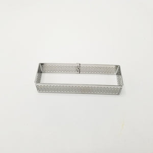 6 St/Pack  Retangulär  Perforerad Tårtring   Retangular Perforated Tart Ring 100*30*20mm