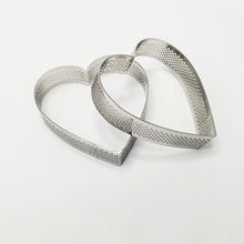 Ladda upp bild till gallerivisning, 4 St/Pack Hjärta Perforerad Tårtring  Perforated  Heart Shape  Ring 140*35*20mm

