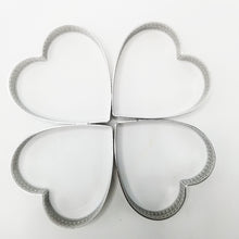 Ladda upp bild till gallerivisning, 4 St/Pack Hjärta Perforerad Tårtring  Perforated  Heart Shape  Ring 140*35*20mm
