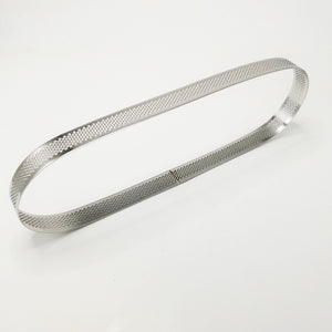 Perforerad  Oval Paj Tårtring   Ring   Mousse Perforated  Oval Tart Ring  Mousse 290* 90*20mm