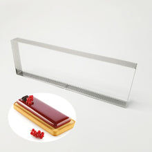Ladda upp bild till gallerivisning, Retangulär Perforerad Paj Tårtring  Retangular Perforated Tart Ring 250*80*20mm
