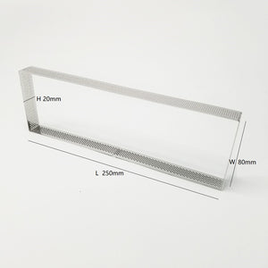Retangulär Perforerad Paj Tårtring  Retangular Perforated Tart Ring 250*80*20mm