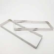 Ladda upp bild till gallerivisning, Retangulär Perforerad Paj Tårtring  Retangular Perforated Tart Ring 250*80*20mm
