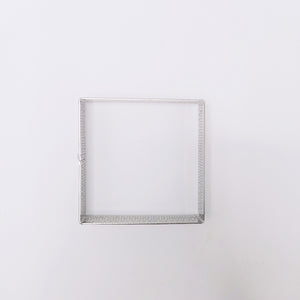 2st Fyrkant  Perforerad Tårtring  8*8*2cm 2PCS Square Perforated Tart Ring