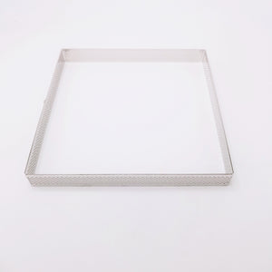 Fyrkant Perforerad Tårtring Square Perforated Tart Ring 18*18*2cm