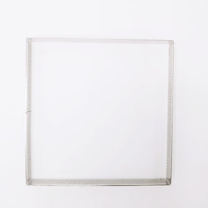 Fyrkant Perforerad Tårtring Square Perforated Tart Ring 18*18*2cm