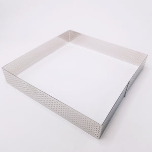 Fyrkant  Perforerad Paj Tårtring Pja Square Perforated Tart Pie Ring 20*20*3.5cm