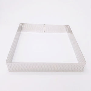 Fyrkant  Perforerad Paj Tårtring  Pja Square Perforated Tart Pie Ring 18*18*3.5cm