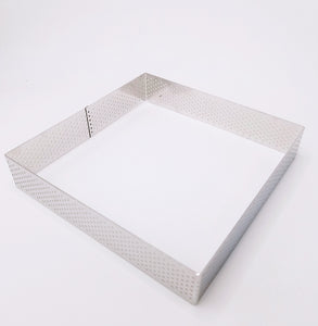 Fyrkant  Perforerad Paj Tårtring  Pja Square Perforated Tart Pie Ring 18*18*3.5cm