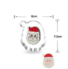 Ladda upp bild till gallerivisning, 9st/Pack Jul Utstickare Pepparkaksformar med stenciler Collection A 9 Pcs/Set Xmas Christmas Cookie Cutter Colletion A
