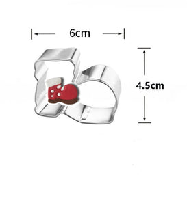 9st/Pack Jul Utstickare Pepparkaksformar med stenciler Collection A 9 Pcs/Set Xmas Christmas Cookie Cutter Colletion A